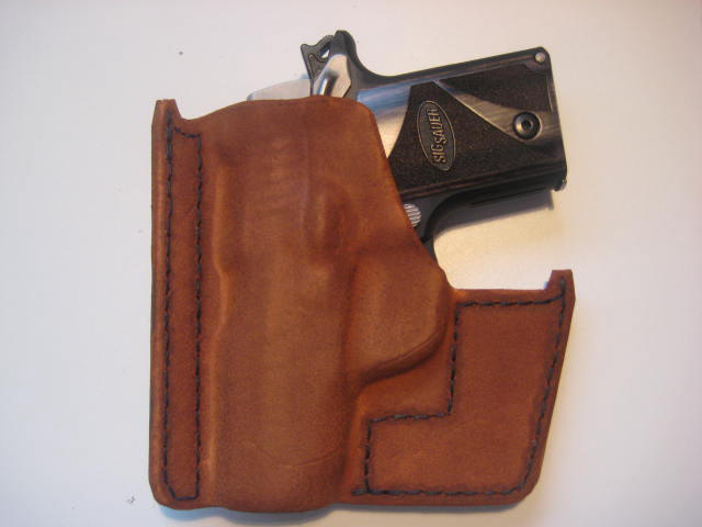 RKBA Holsters leather pocket holster for the Sig Sauer P238