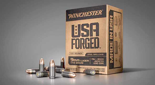 Winchester USA Forged ammunition review. This 9x19mm Parabellum ammunition was reliable when testing on the shooting range.