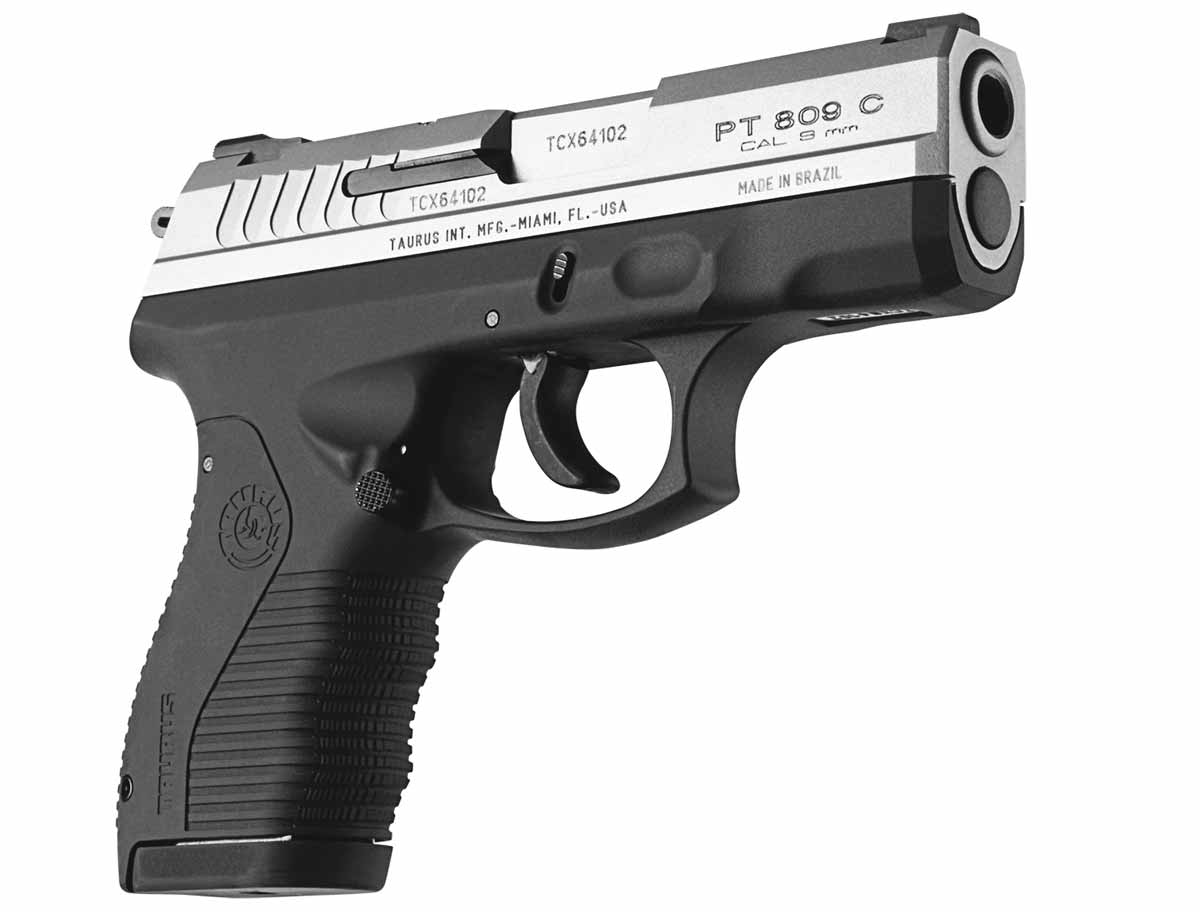Taurus 809C with stainless steel slide