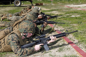 Marines Firearms Training