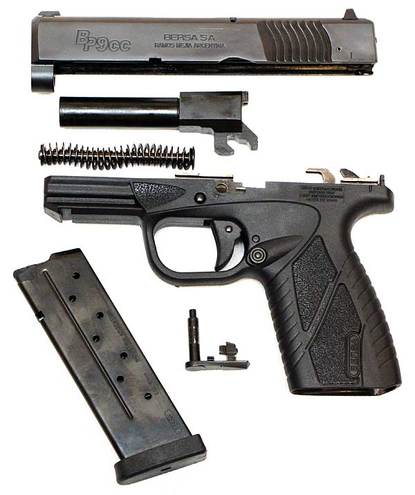 Bersa BP9CC field strip