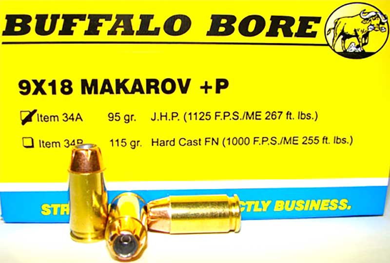 Buffalo Bore 9x18 JHP ammo