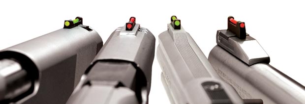 fiber optic pistol sights
