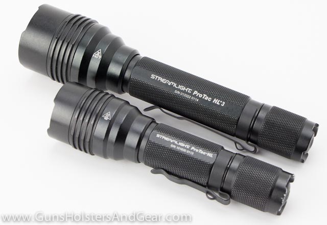 sizes of the ProTac flashlights