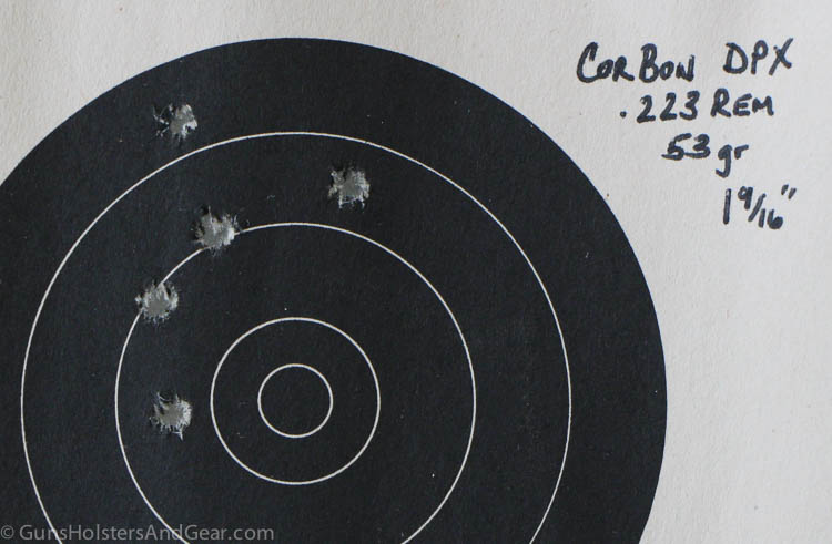 accuracy of DB15 with Corbon