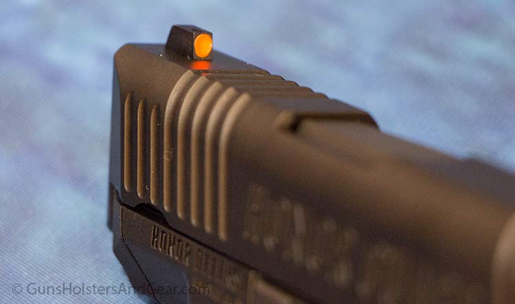 front sight on honor guard gun