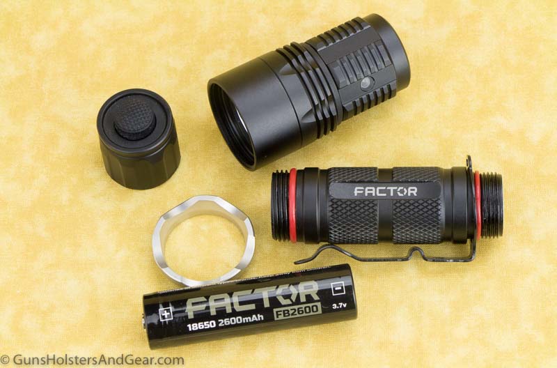 review of the Factor Equipment flashlight