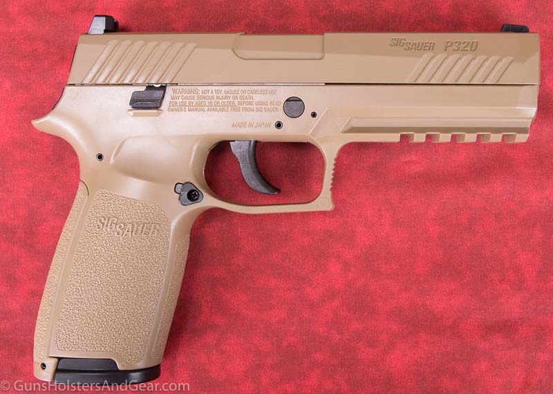 SIG P320 air gun for training