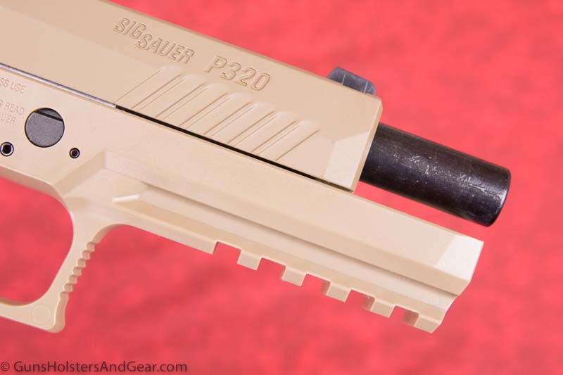 SIG P320 Air Pistol accessory rail