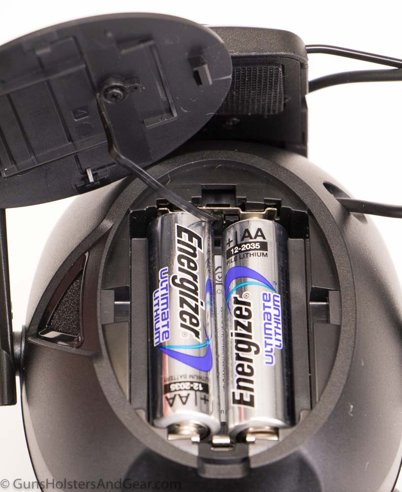 Peltor Sport Tactical 500 battery power