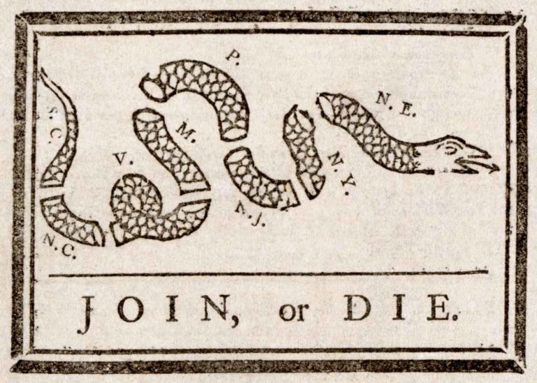 Join or Die Flag NRA
