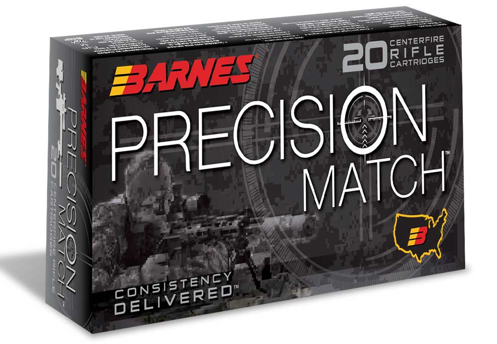 Barnes Precision Match 6mm Creedmmor ammo