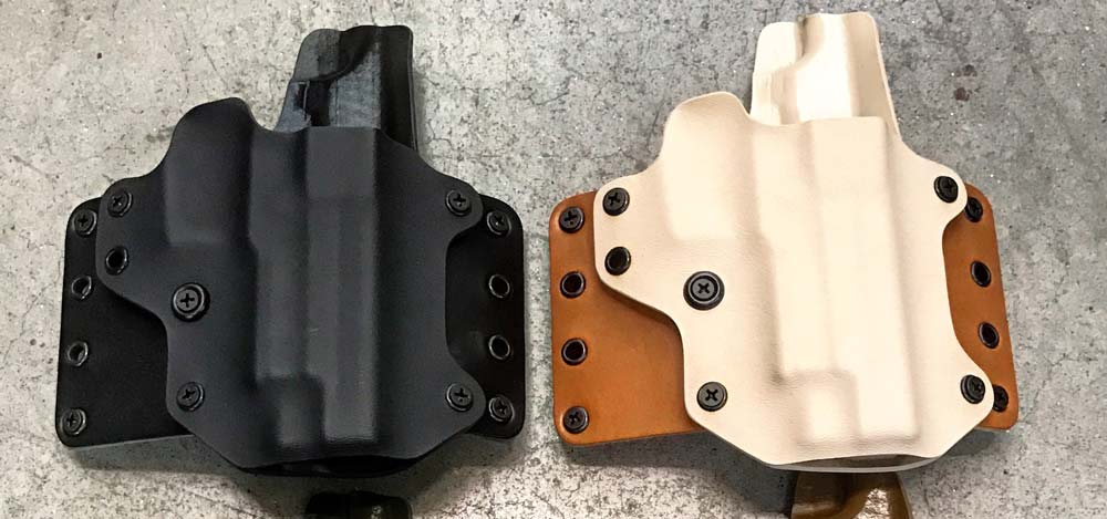 Black Point Leather Wing Concealed Carry Holster for AM2 Handgun