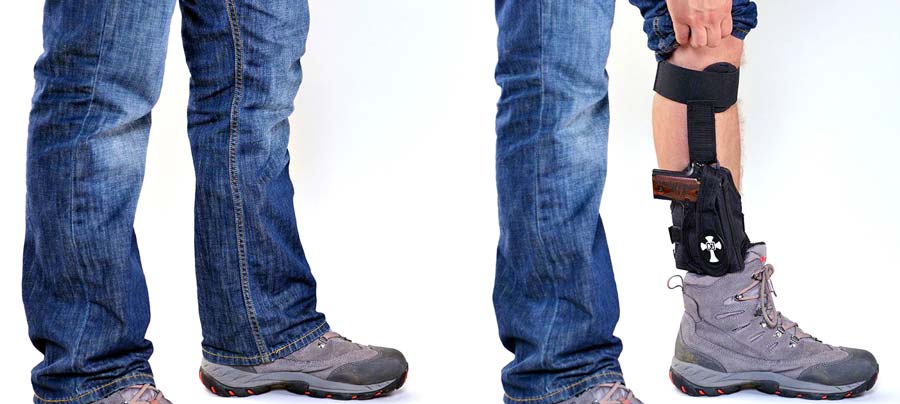 CrossBreed Ankle Holster for the Smith Wesson Shield