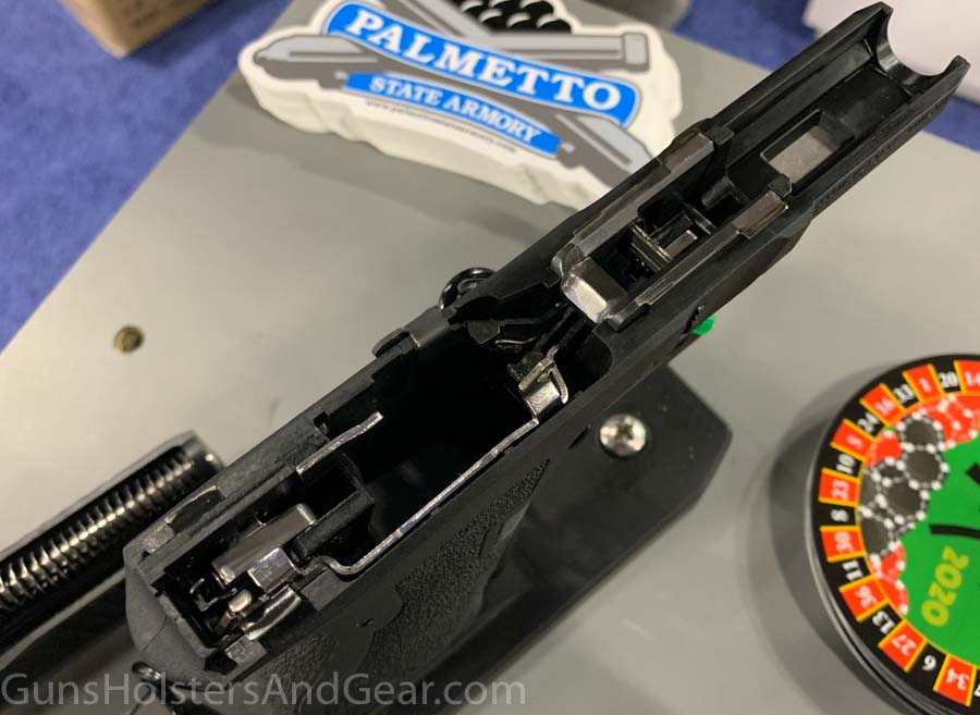 Palmetto State Armory PS9 internals frame lower rails