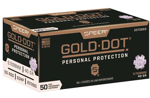 Speer Gold Dot 57x28 Ammo