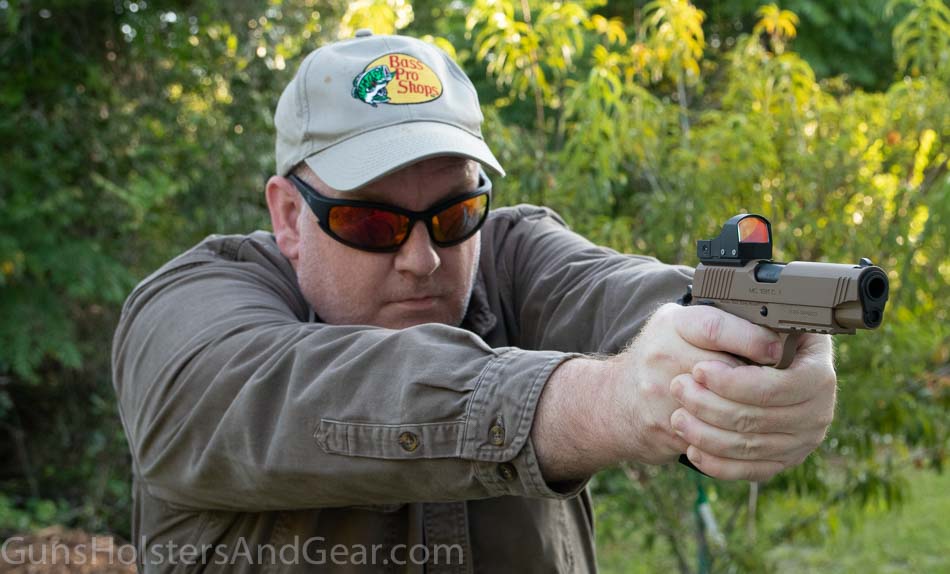 Shooting the Girsan MC1911 handgun in 45 ACP