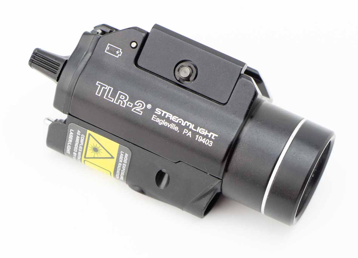 side view of the Streamlight light and laser