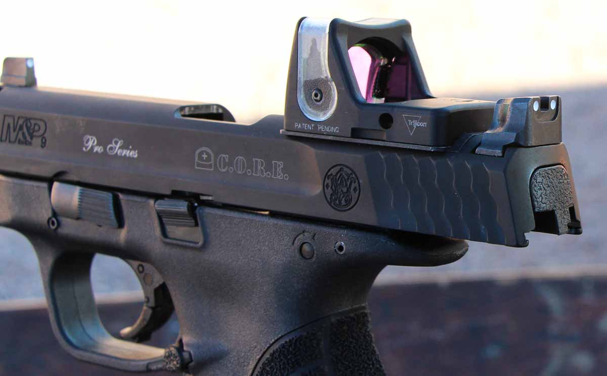 M&P Pro CORE with RMR at the range