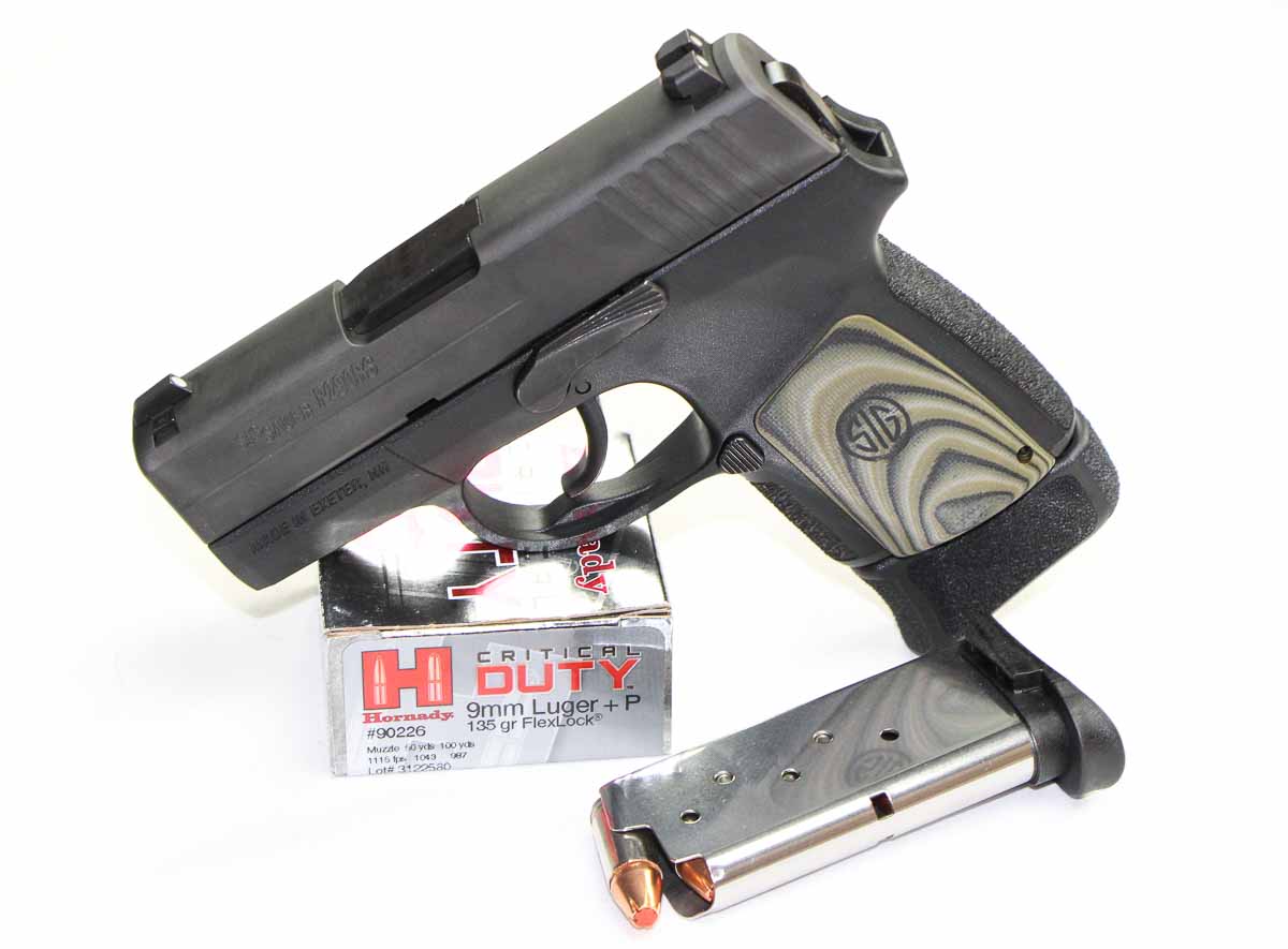 SIG P290 with Hornady ammo and magazine