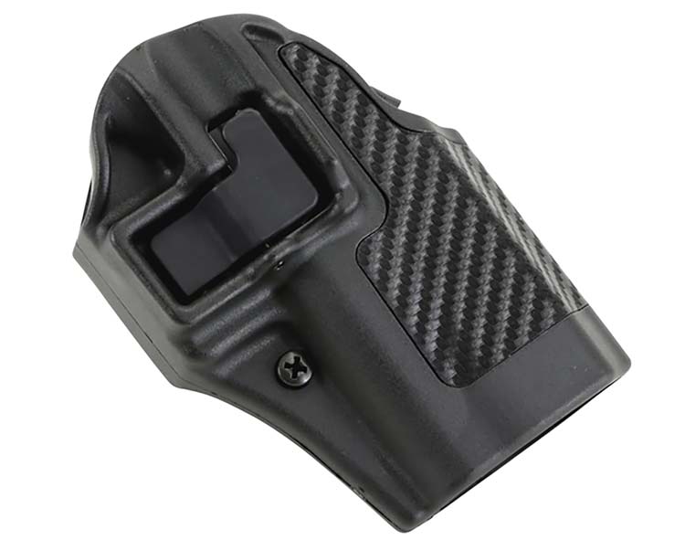 Shown here is the Blackhawk SERPA holster for the Ruger 5.7 pistol. The handgun is chambered for the FN 5.7x28mm cartridge.