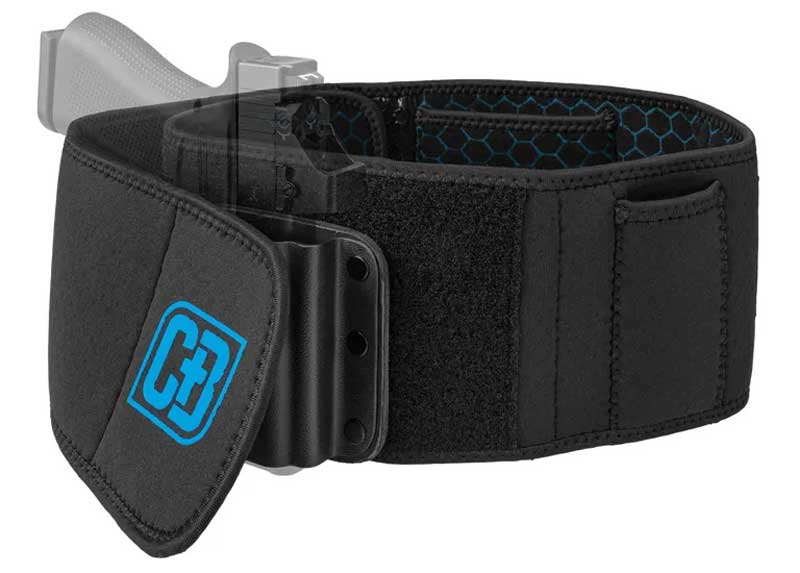 CrossBreed Modular Belly Band for Walther PK380 handgun
