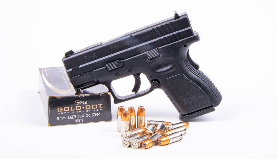 Springfield XD9 Subcompact compared to XD-E