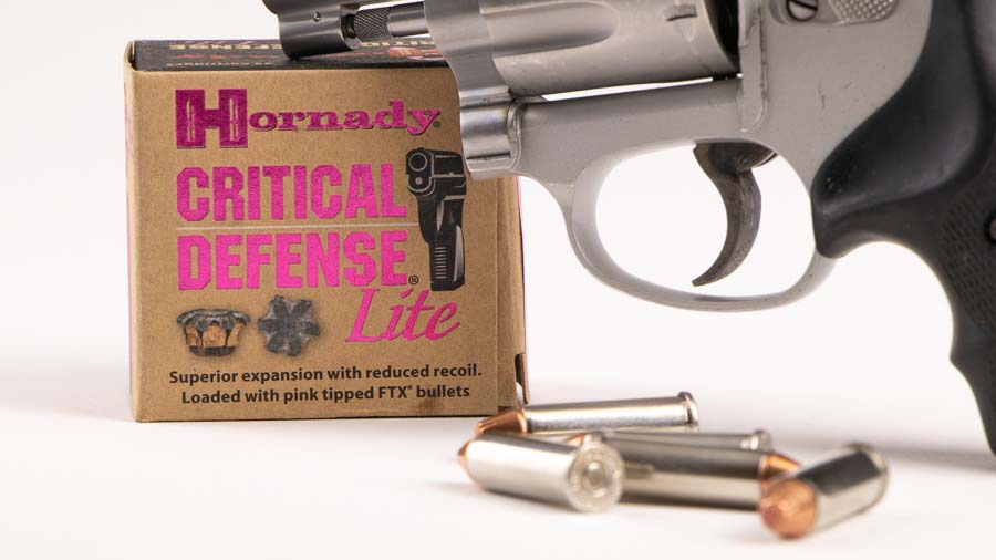 Hornady Critical Defense ammunition in 38 Special for Model 642 revolver