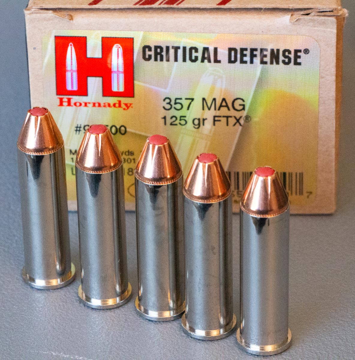 Hornady Critical Defense 357 Magnum 125 grain FTX self defense ammunition