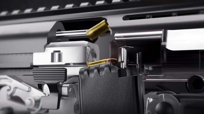 illustration showing the Taurus RPC roller delay action