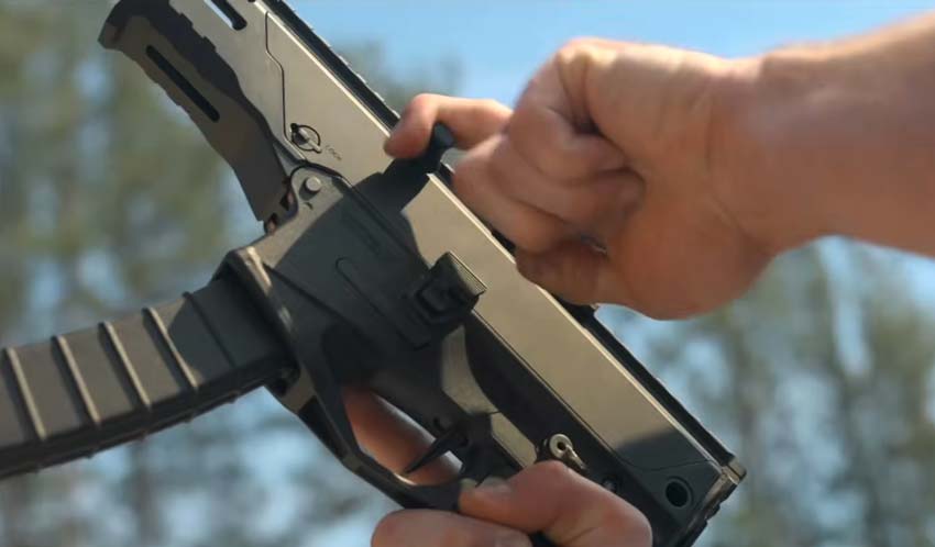 working the Taurus RPC charging handle