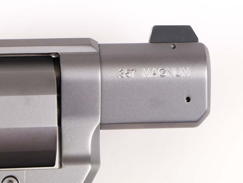 2 inch barrel and pinned front sight on Kimber K6s