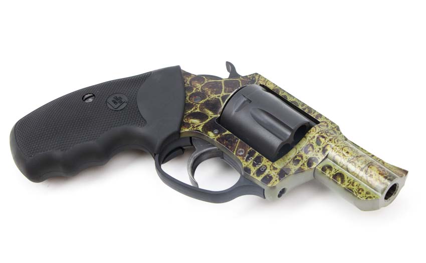 Charter Arms Undercover revolver with Gator finish chambered for the 38 Special cartridge