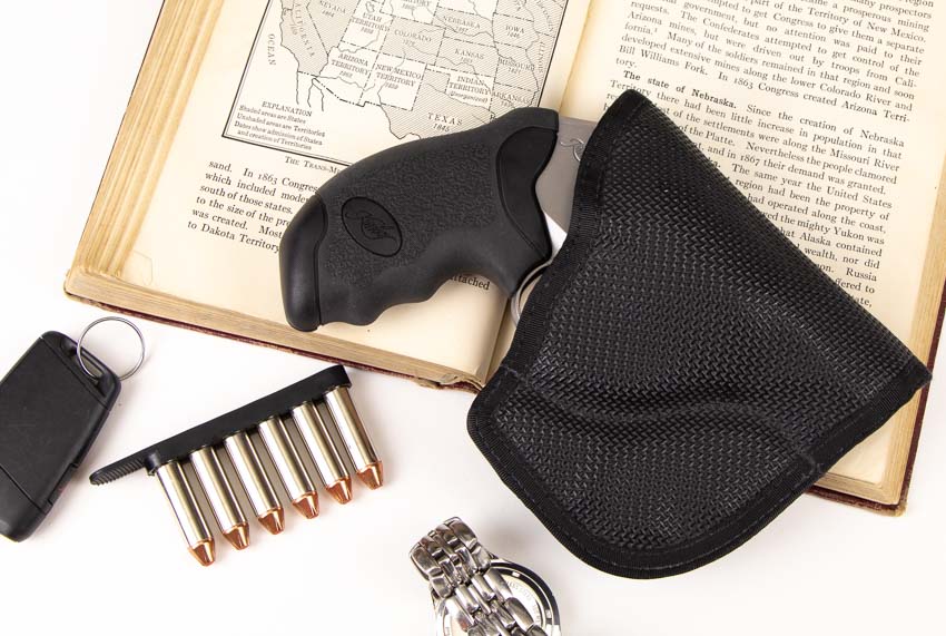 Kimber K6s with pocket holster for concealed carry