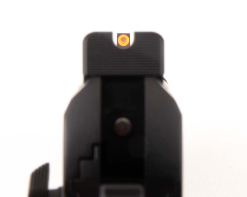 Trijicon front sight on Ed Brown 1911