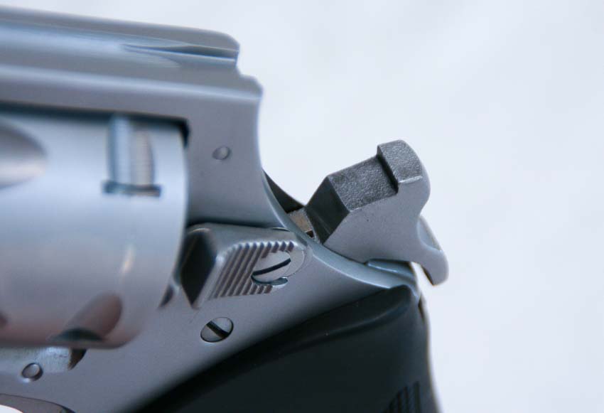 exposed hammer in single action Charter Arms Pit Bull revolver