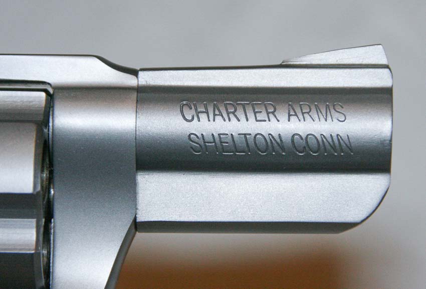 front sight of Charter Arms Pit Bull revolver
