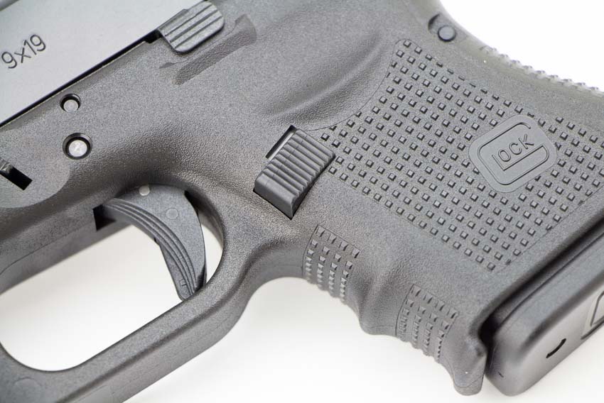 rough texture frame RTF on Gen4 Glock 26 9mm pistol